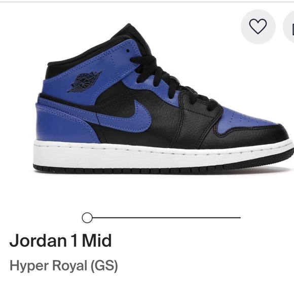 Jordan Mid Hyper Royal (GS)